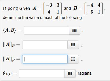 Solved Given A [-3 3 4 1] An B = [-4 4 -5 1], Determine | Chegg.com