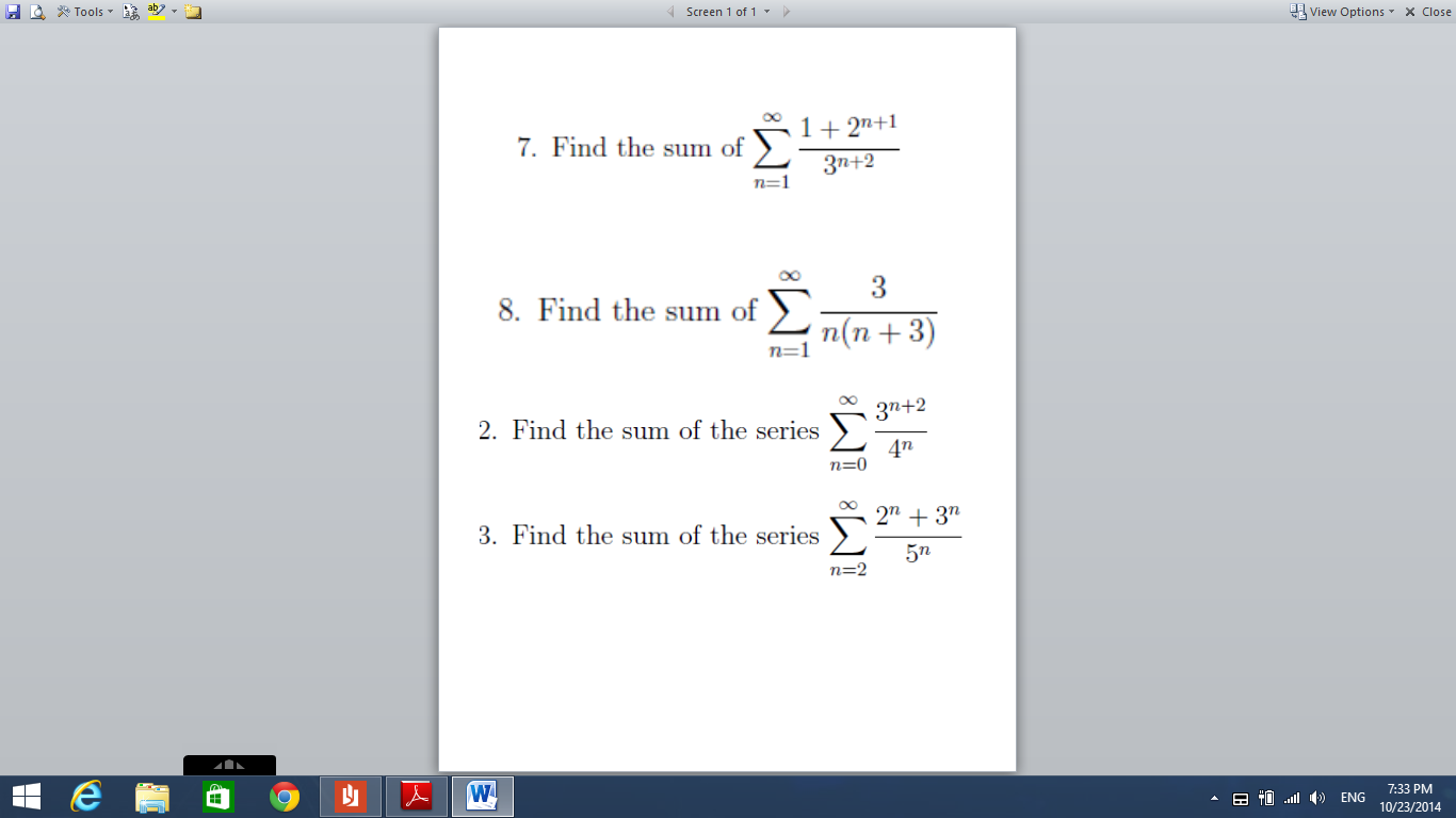 3n 1 ) ( 5 2n find the sum