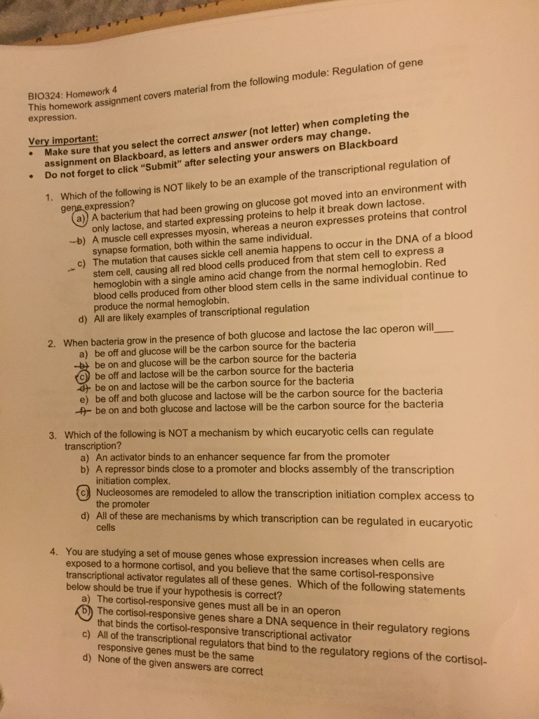 Solved material from the following module: Regulation of | Chegg.com
