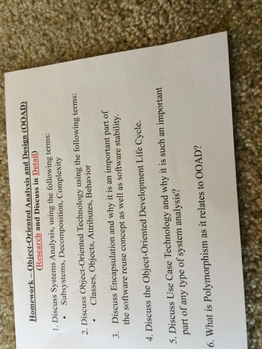 Discuss Systems Analysis, using the following terms