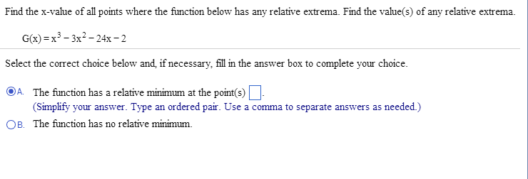 Solved Find the x-value of all points where the function | Chegg.com