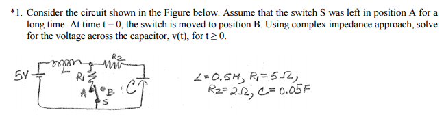 Solved Consider The Circuit Shown In The Figure Below. | Chegg.com