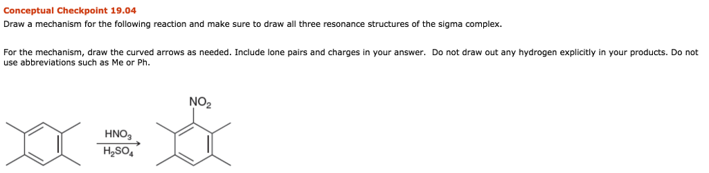 Solved Conceptual Checkpoint 19 04 Draw A Mechanism For The Chegg