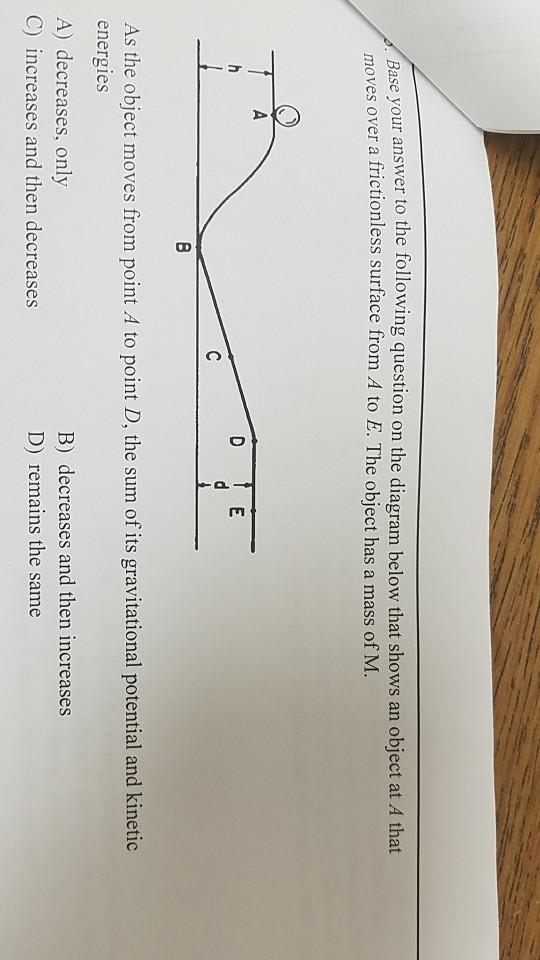 Solved Base your answer to the following question on the | Chegg.com