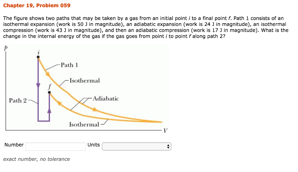Solved Chapter 19, Problem 059 The figure shows two paths | Chegg.com
