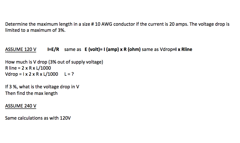 solved-determine-the-maximum-length-in-a-size-10-awg-chegg