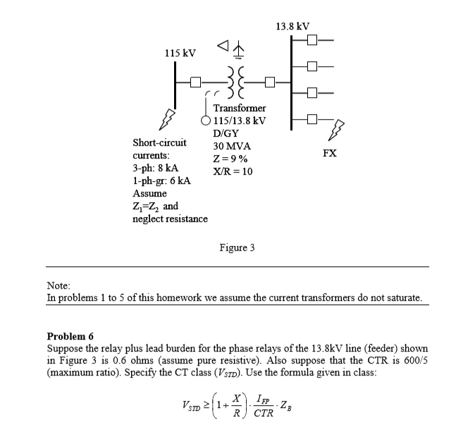 Suppose the relay plus lead burden for the phase