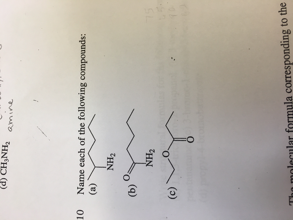Solved Name Each Of The Following Compounds Chegg Solved Name Each Of The Following Compounds Chegg