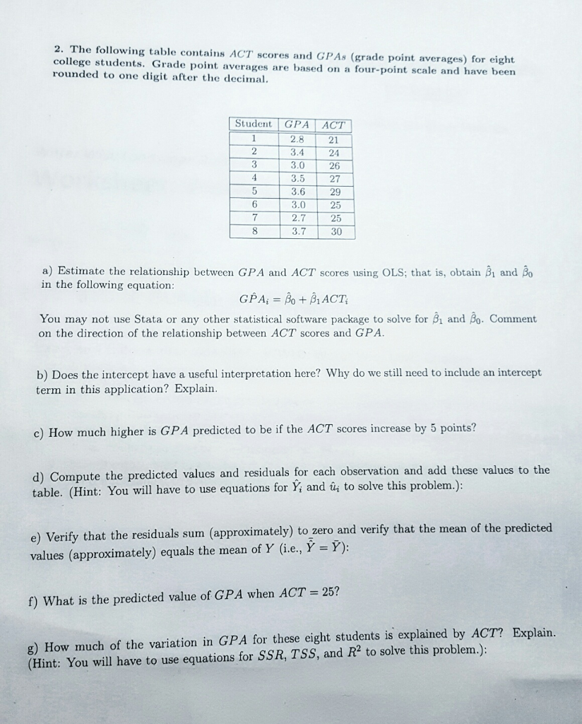 solved-the-following-table-contains-act-scores-and-gpas-chegg