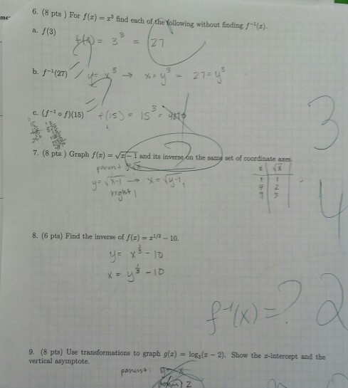 Solved For F X X3 Find Each Of The Following Without