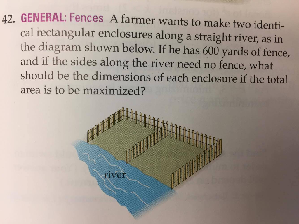 Solved A farmer wants to make two identical rectangular
