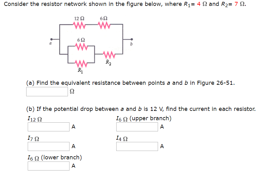 Solved Consider the resistor network shown in the figure