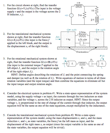 For The Circuit Shown At Right Find The Transfer Chegg