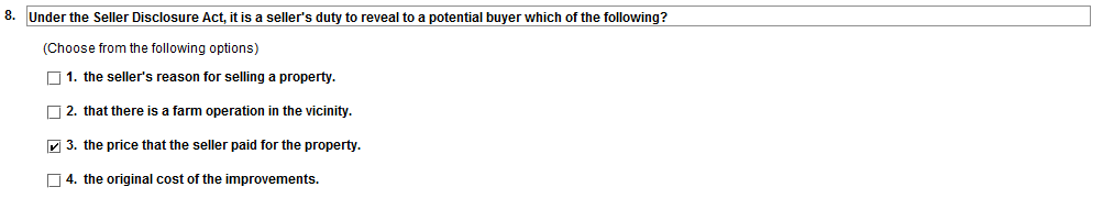 Solved 5. An associated licensee has decided to disclose | Chegg.com