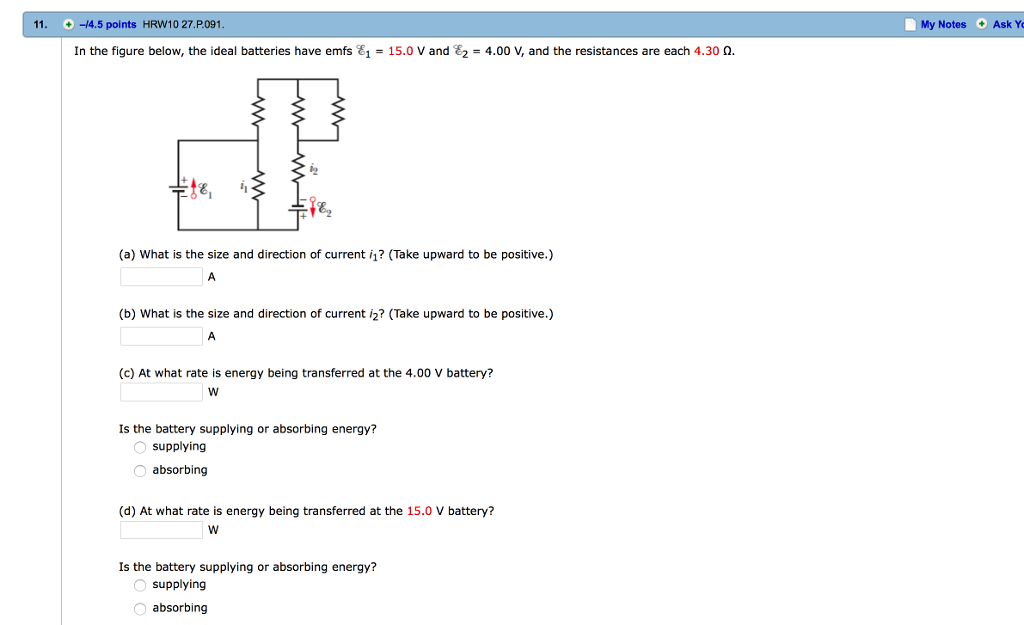 Solved In the figure below, the ideal batteries have emfs | Chegg.com