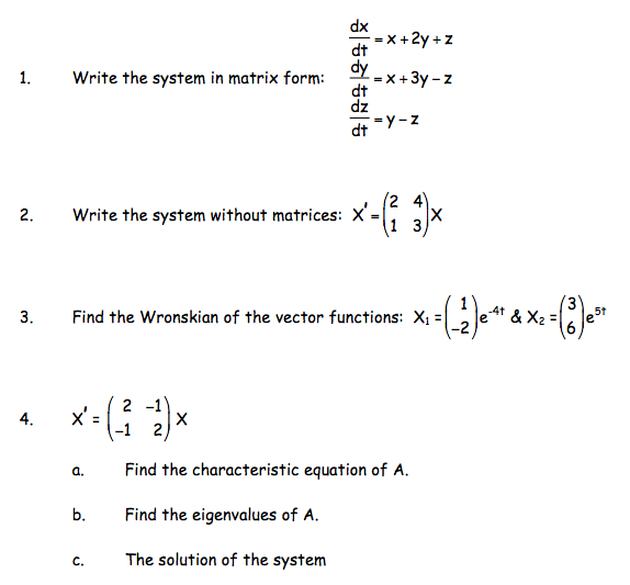 Solved Need some help with advanced Matrix math, Please | Chegg.com