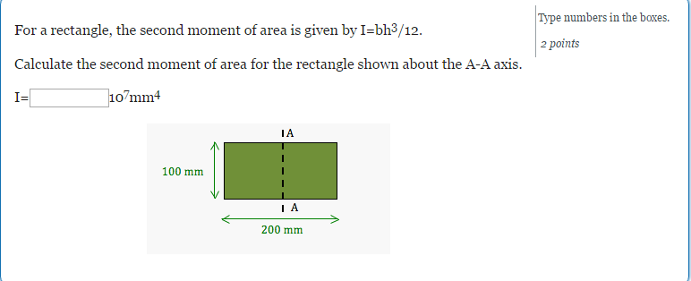 solved-for-a-rectangle-the-second-moment-of-area-is-given-chegg