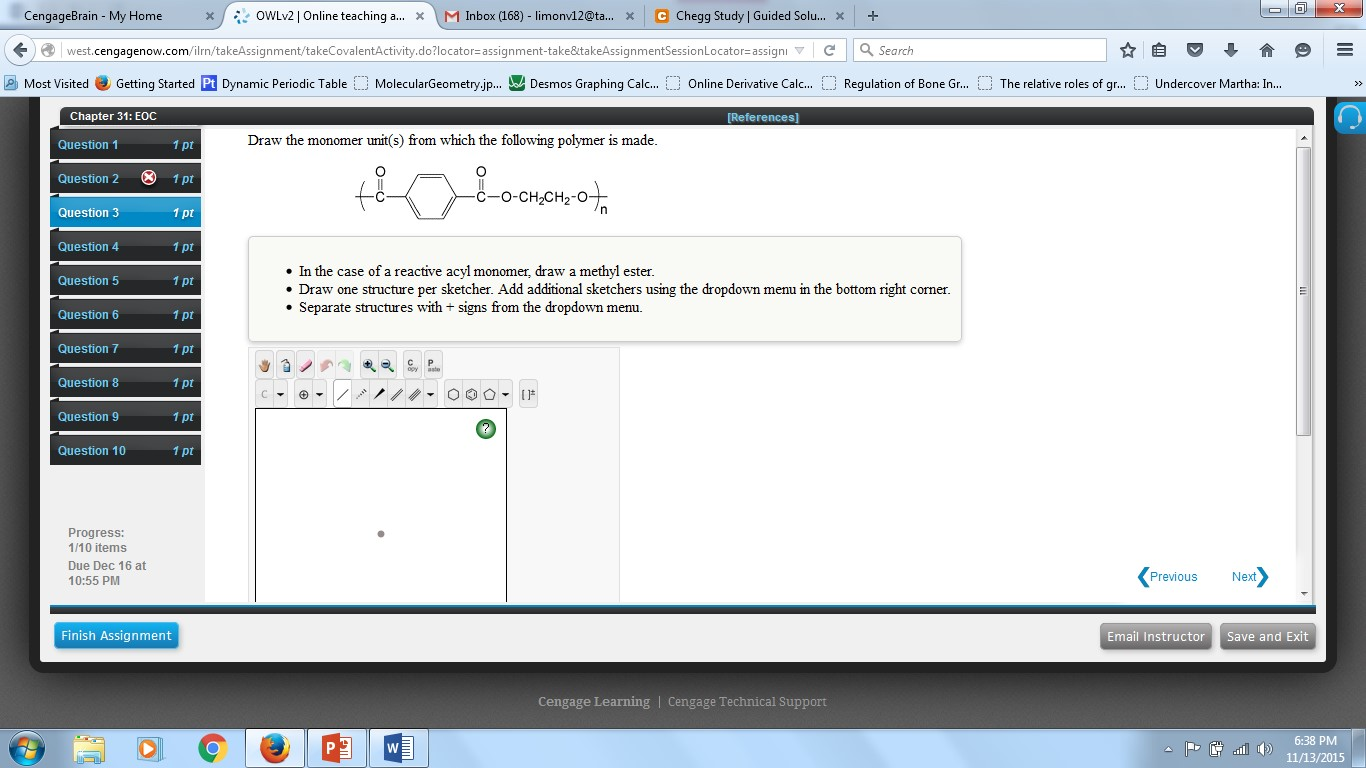 Solved Draw the monomer unit(s) from which the following | Chegg.com