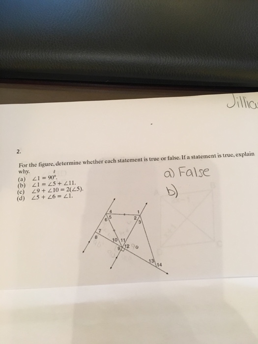 Solved For the figure, determine whether each statement is | Chegg.com