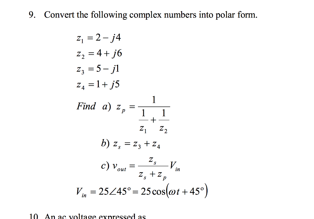 Find the polar form 2024 of the complex number