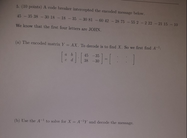 5-10-points-a-code-breaker-intercepted-the-encoded-chegg