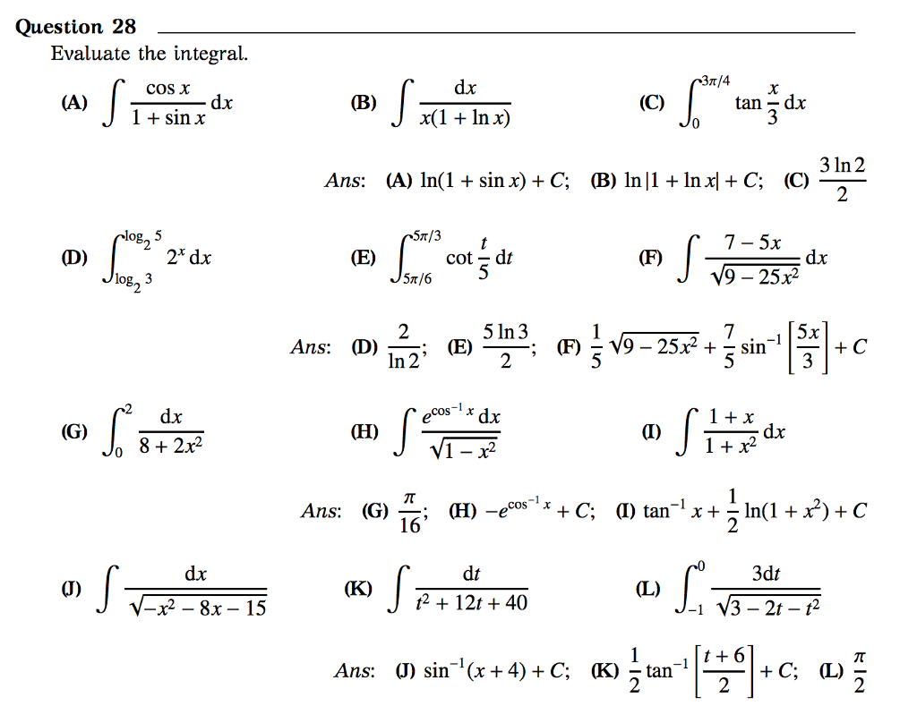 Ряд тейлора для функций sin x cos x ln 1 x e x 1 x