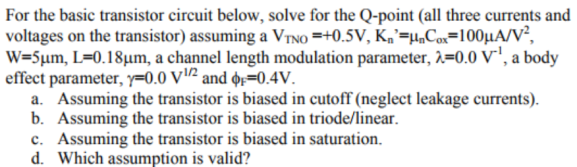 Basic Transistor Math Solved For the basic transistor circuit below, solve for the | Chegg.com