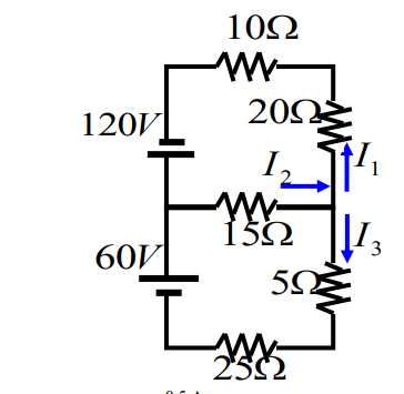 Solved Calculate the current I3 for the circuit at left. | Chegg.com