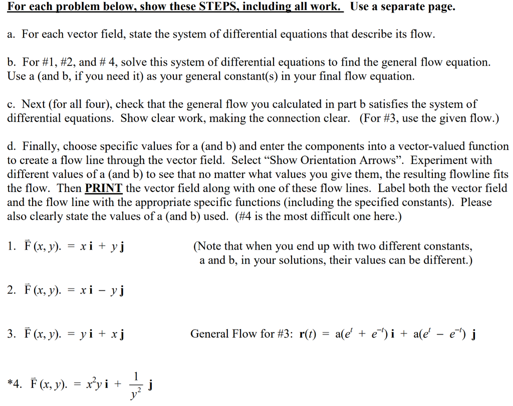 Solved For Each Problem Below, Show These STEPS, Including | Chegg.com