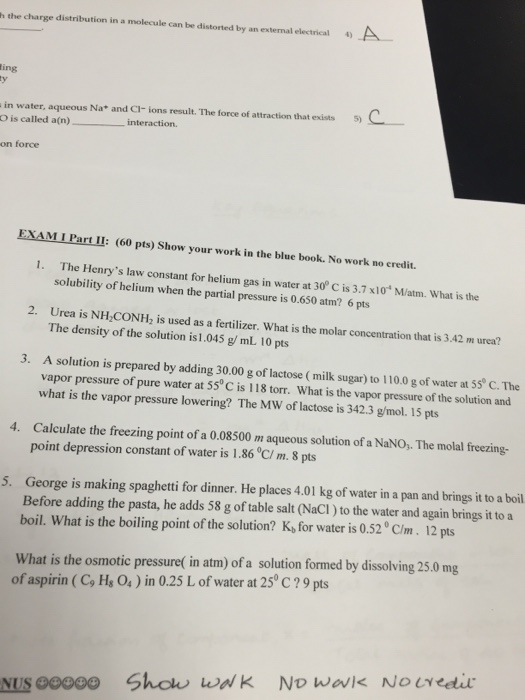 Solved The Henry's Law Constant For Helium Gas In Water At | Chegg.com