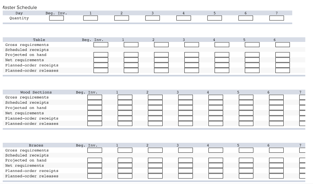 A table is assembled using three components, as shown | Chegg.com