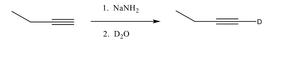 Solved 1. NaNH2 2. D20 | Chegg.com