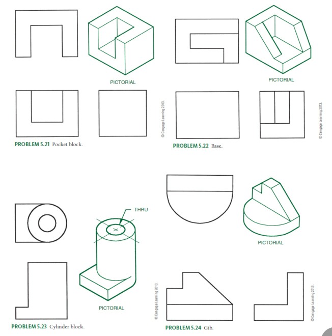 Solved PICTORIAL PICTORIAL PROBLEM5.21 Pocket block PROBLEM | Chegg.com