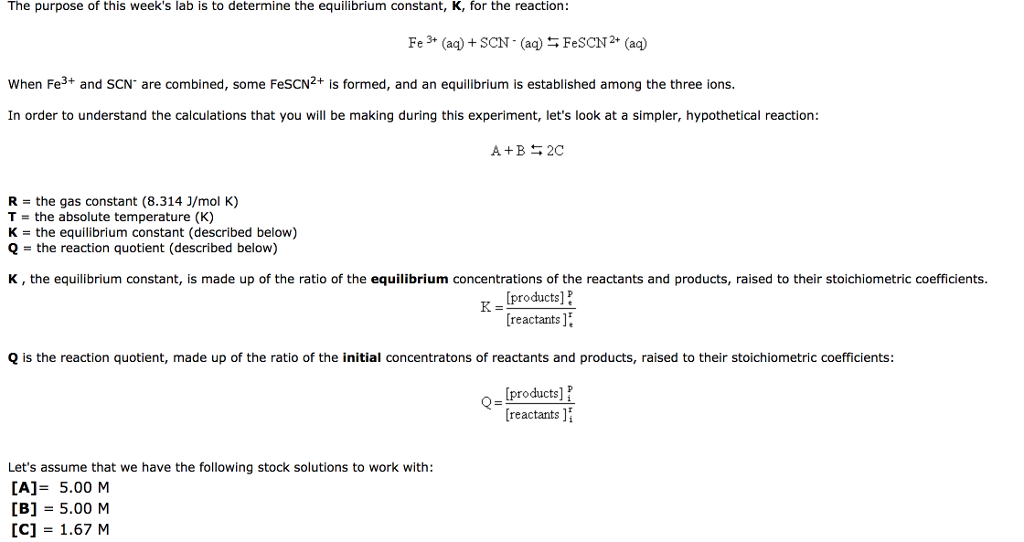 The purpose of this week's lab is to determine the | Chegg.com