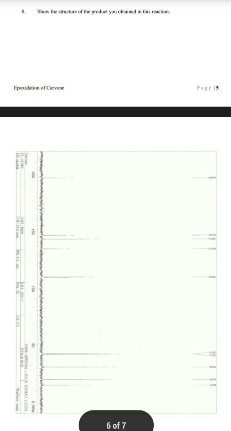 Solved Guided-Inquiry Spectral Analysis: Epoxidation of | Chegg.com