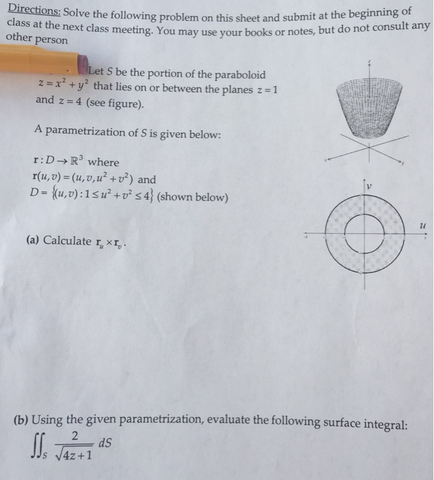 solution for homework problem