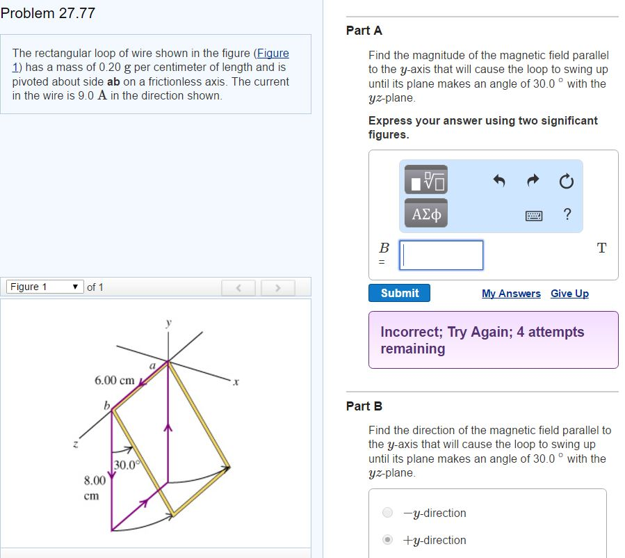 Solved The rectangular loop of wire shown in the figure | Chegg.com