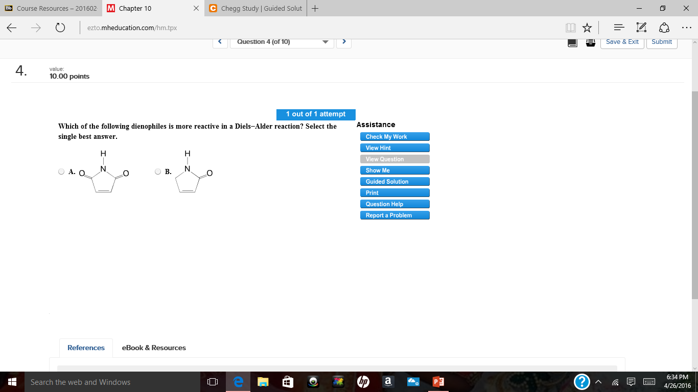 reactivity of dienophiles