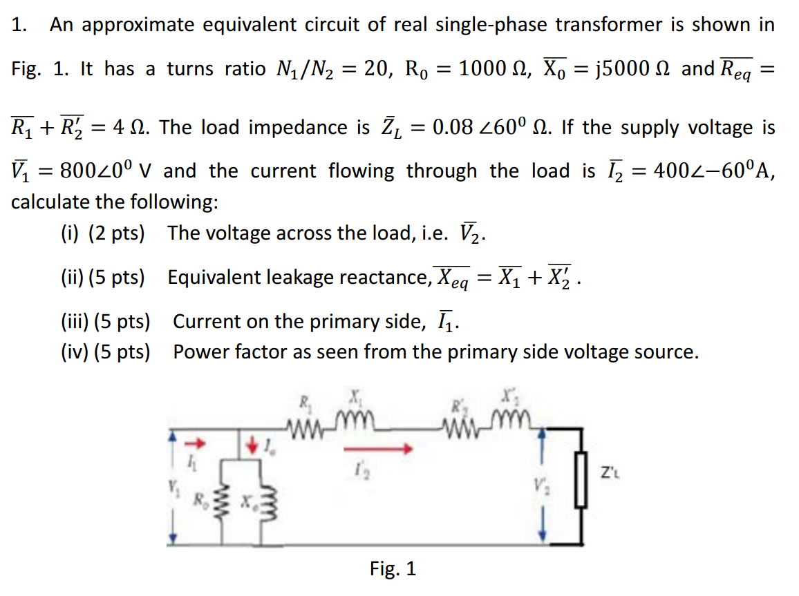 Solved An Approximate Equivalent Circuit Of Real | Chegg.com