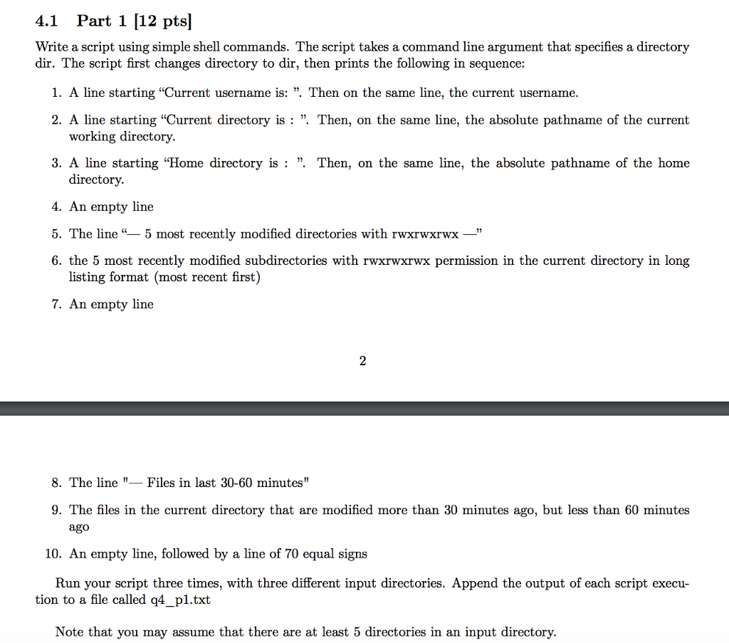 4-1-part-1-12-pts-write-a-script-using-simple-shell-chegg