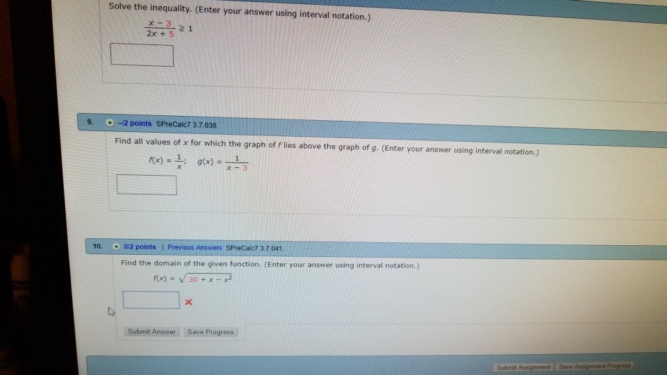 Solved Solve The Inequality Enter Your Answer Using Chegg