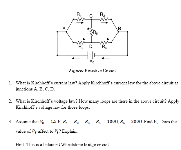 Solved What Is Kirchhoff S Current Law? Apply Kirchhoff S | Chegg.com