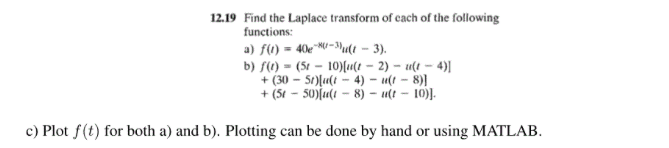 Solved Plotting unit step functions in matlab? I already | Chegg.com