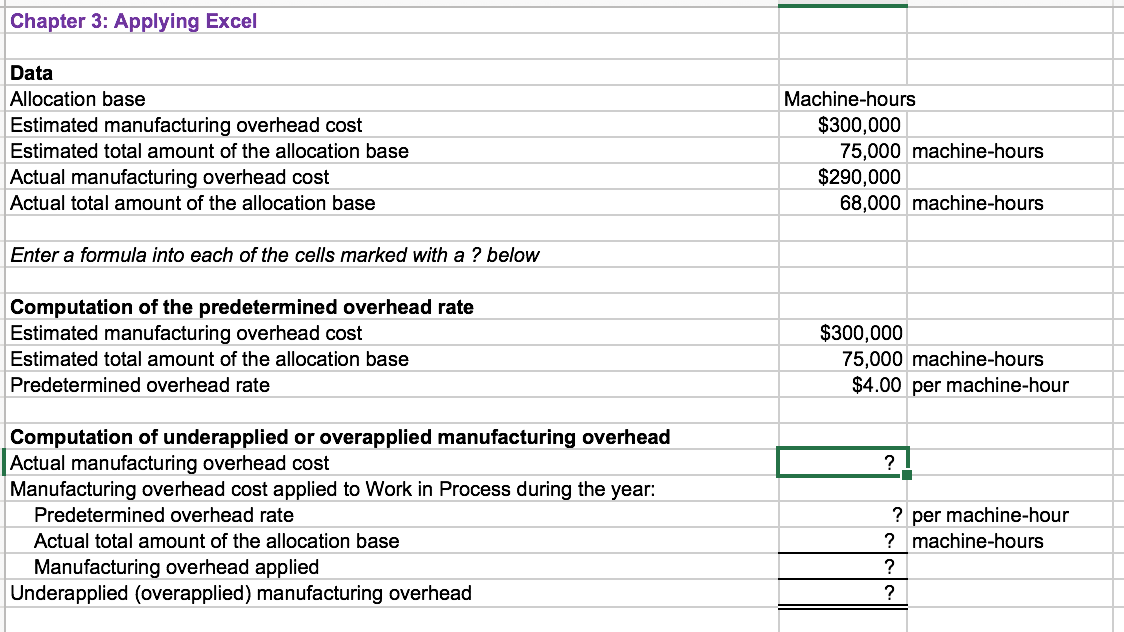 How To Calculate Estimated Manufacturing Overhead Cost