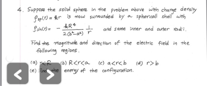 Solved Suppose the solid sphere in the problem above with | Chegg.com