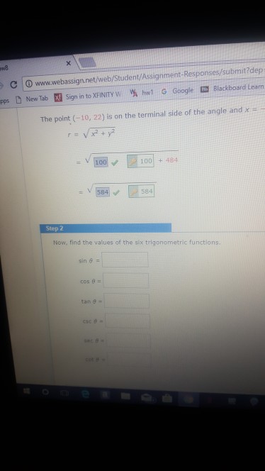 solved-the-point-is-on-the-terminal-side-of-an-angle-in-chegg