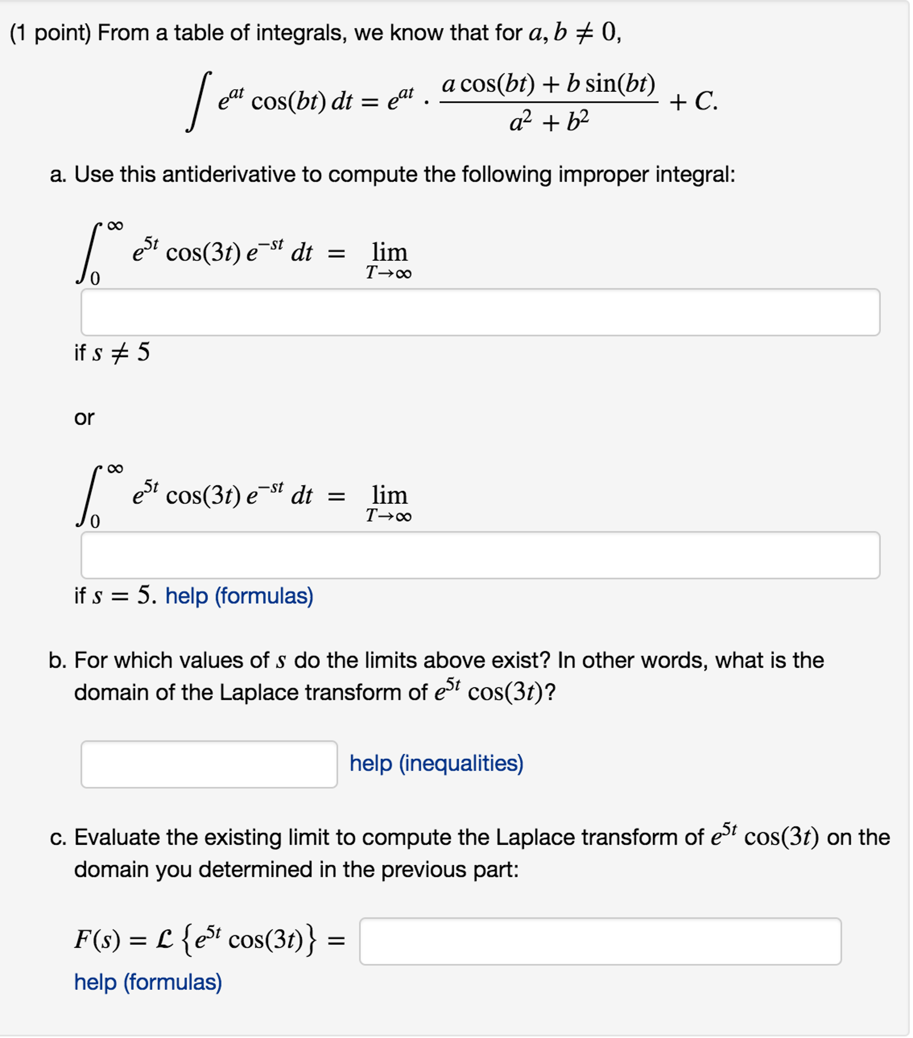 solved-from-a-table-of-integrals-we-know-that-for-a-b-chegg