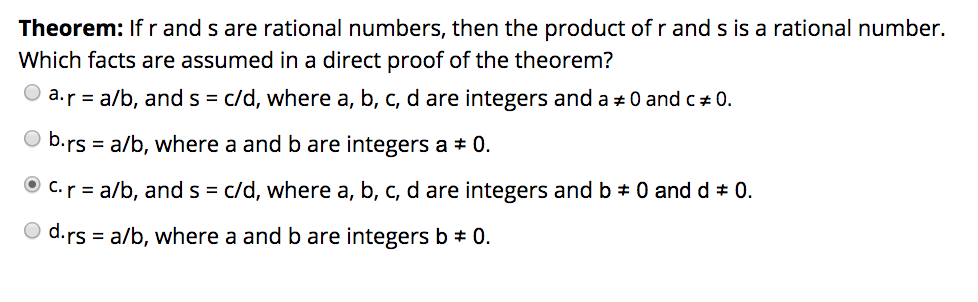 Solved Theorem If R And S Are Rational Numbers Then The 0824