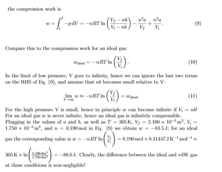 3. Using the expression for the work of reversible