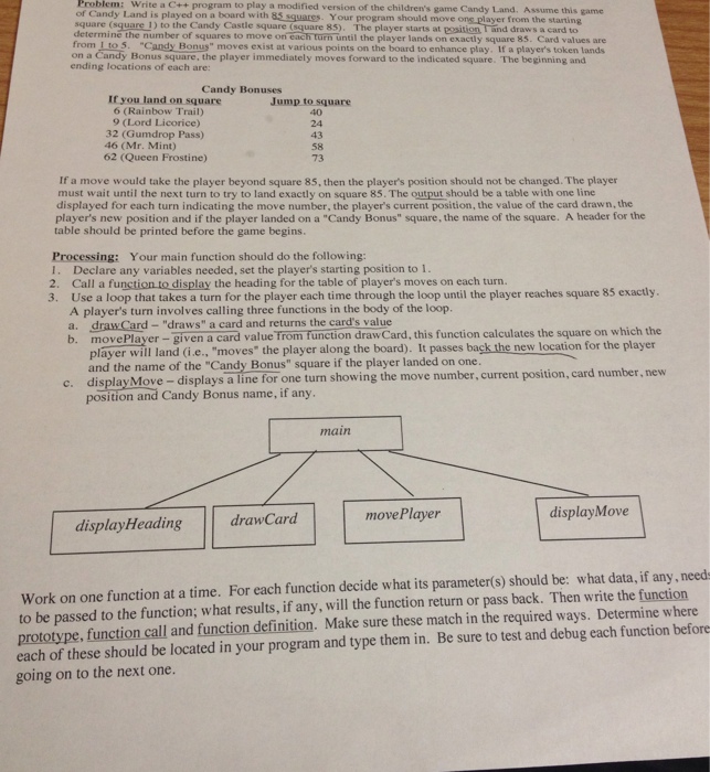 Solved Write a c++ program to play a modified version of the | Chegg.com